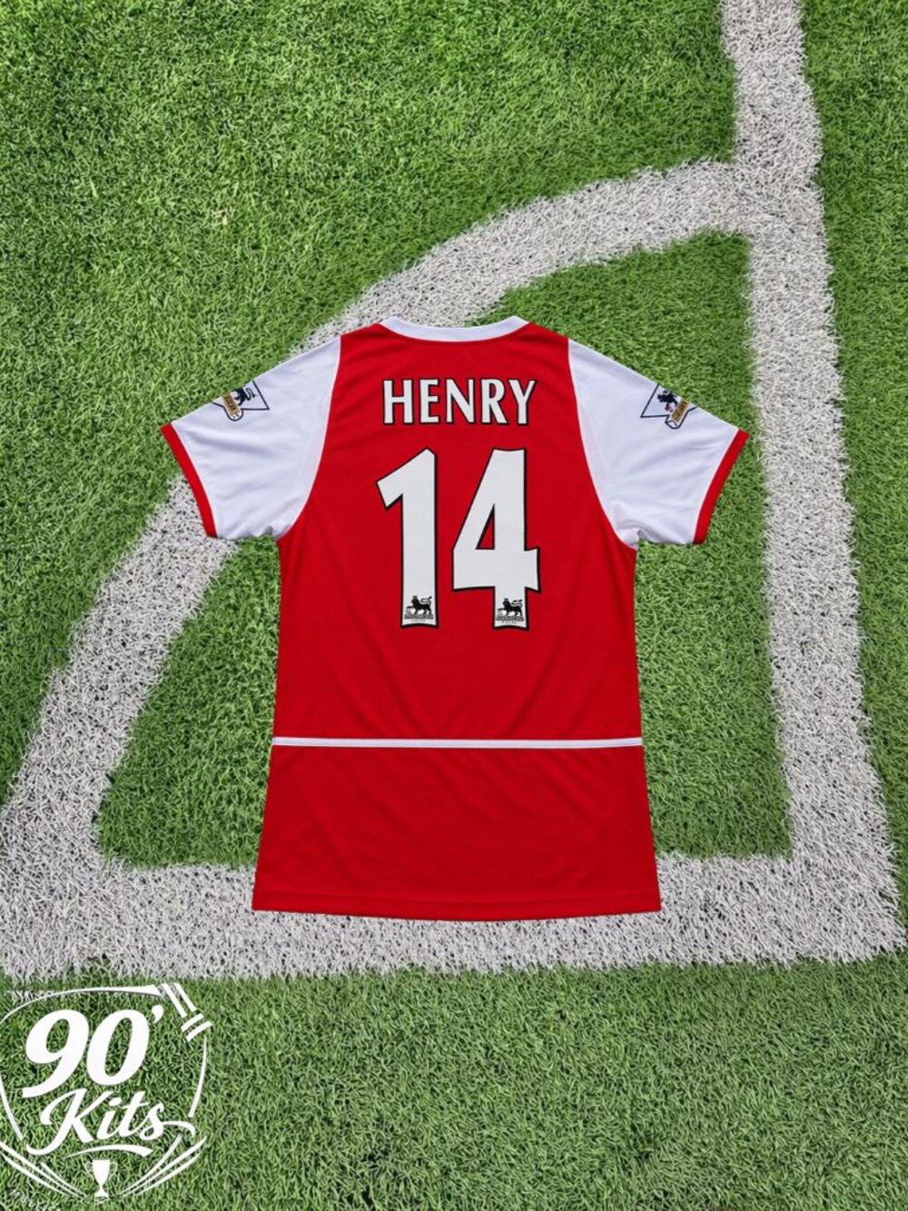 2002/04 Arsenal #14 Thierry Henry Home Soccer Jersey